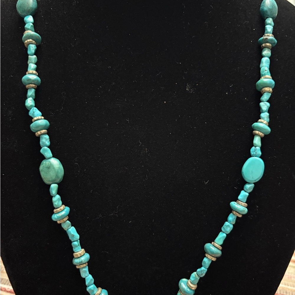 Turquoise Beaded Necklace